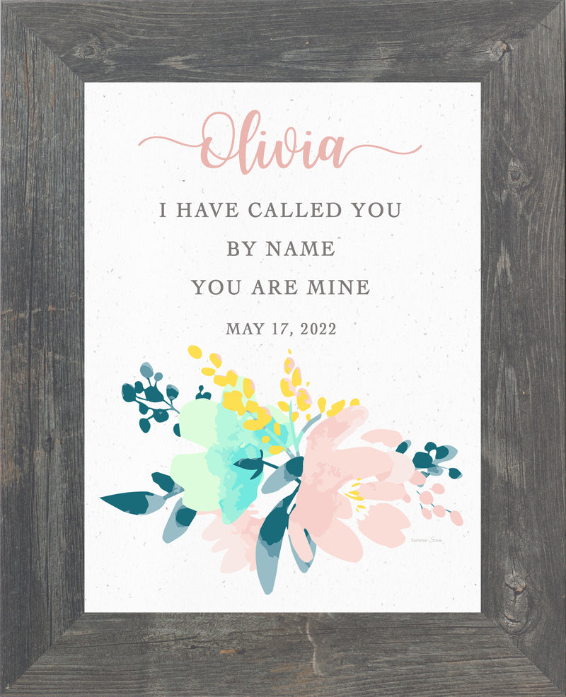 Personalized I Have Called You By Name by Summer Snow PER176