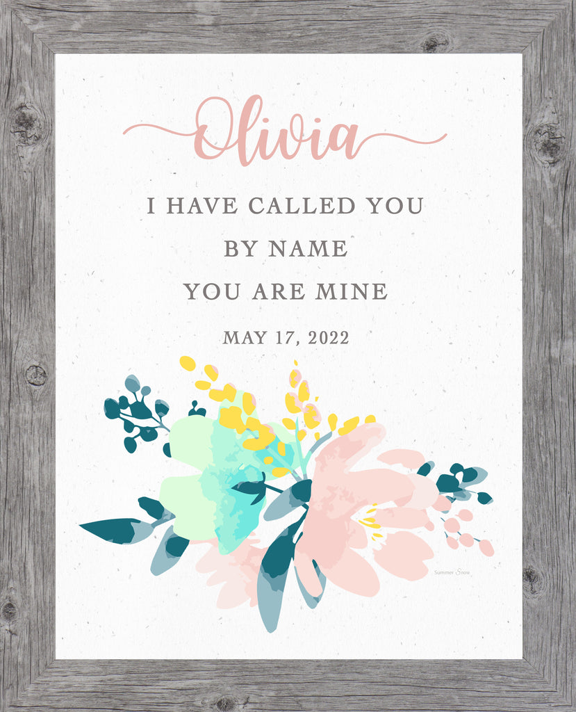 Personalized I Have Called You By Name by Summer Snow PER176