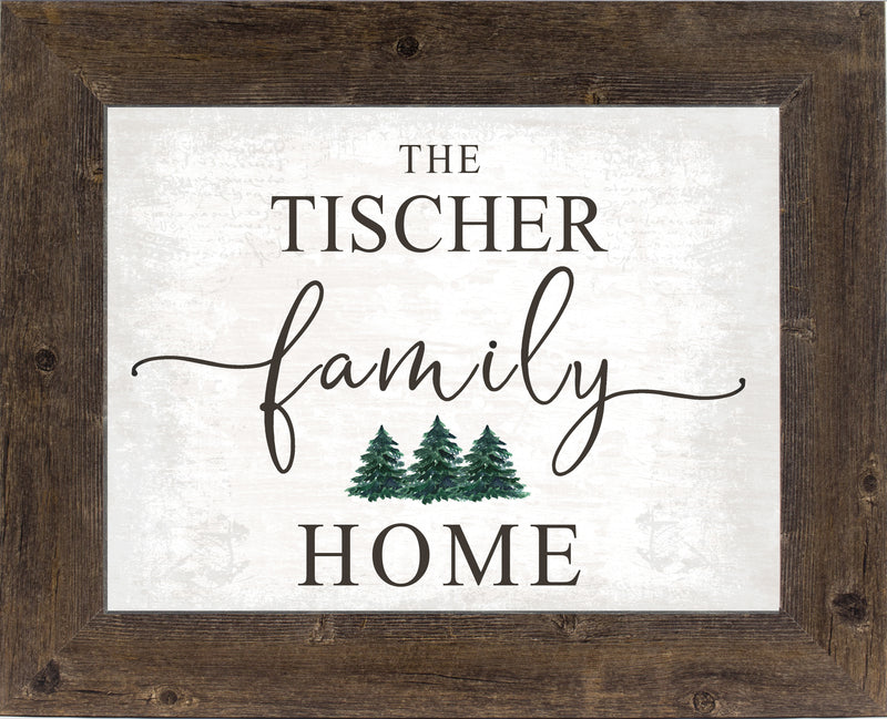 Personalized Family Home by Summer Snow PER177