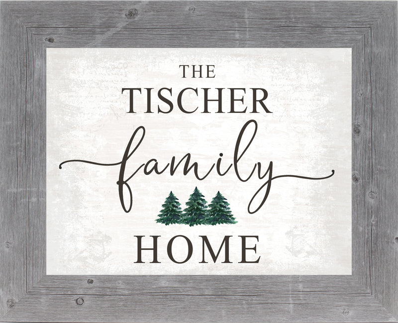 Personalized Family Home by Summer Snow PER177