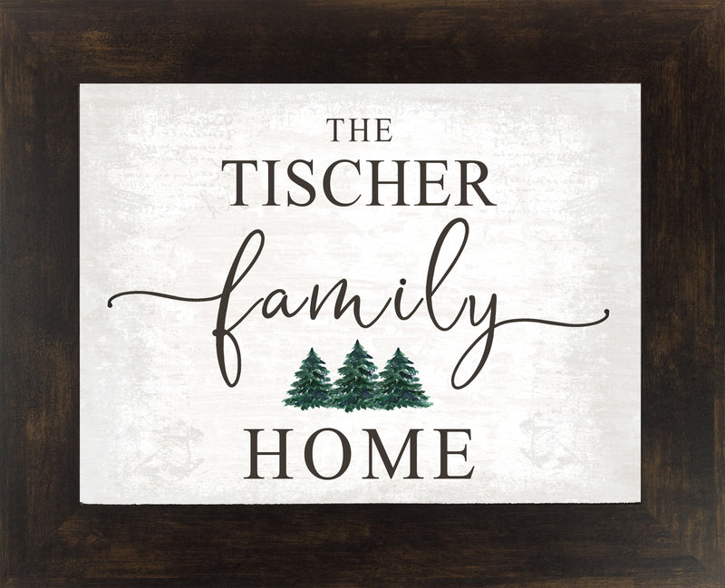 Personalized Family Home by Summer Snow PER177