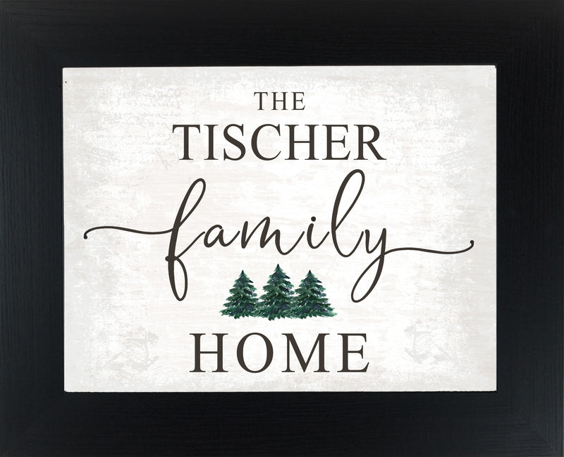 Personalized Family Home by Summer Snow PER177