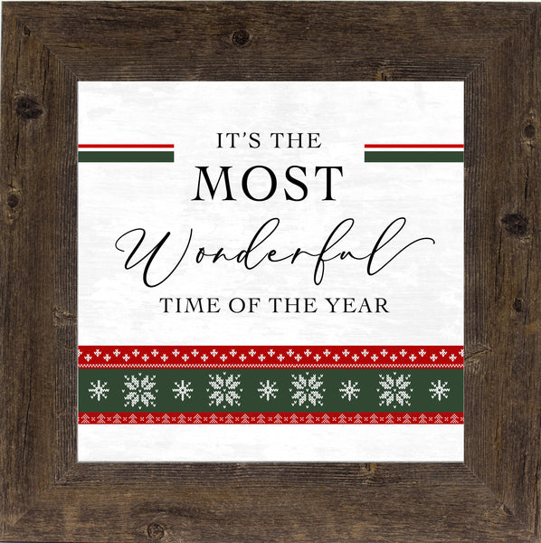 It's the Most Wonderful Time of the Year GLITTERED ONLY SA115