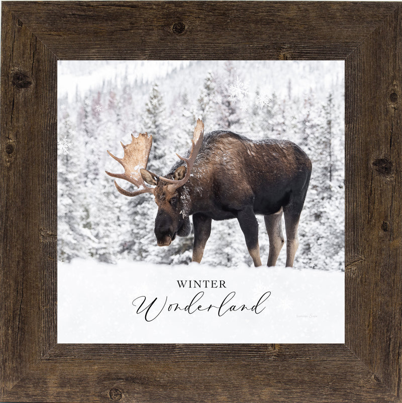 Winter Wonderland moose by Summer Snow SA120