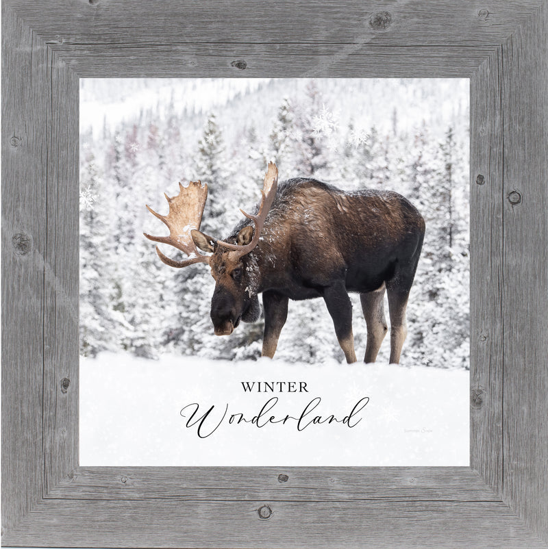 Winter Wonderland moose by Summer Snow SA120