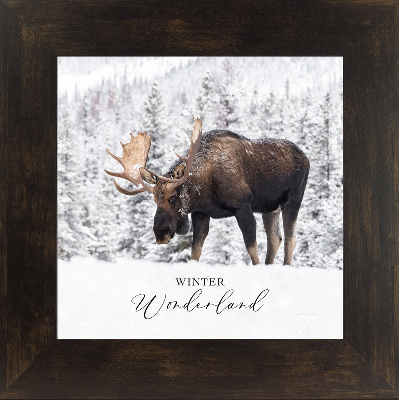 Winter Wonderland moose by Summer Snow SA120