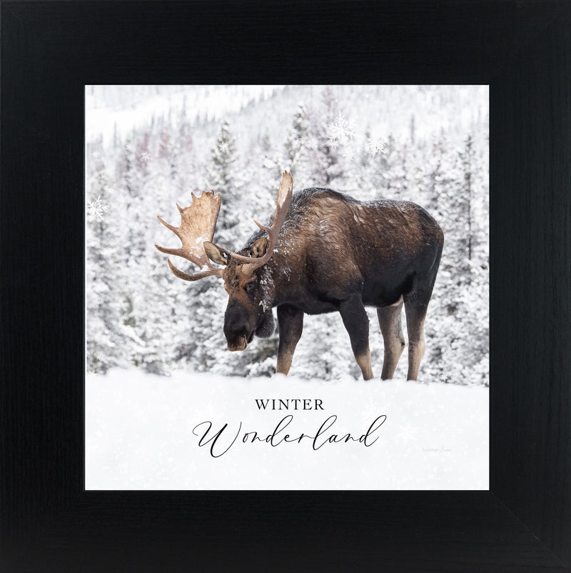 Winter Wonderland moose by Summer Snow SA120