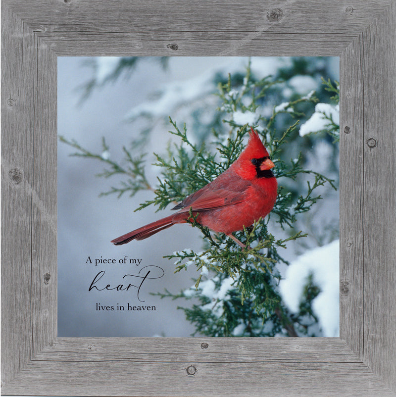 A Piece of My Heart Lives in Heaven cardinal by Summer Snow SA127