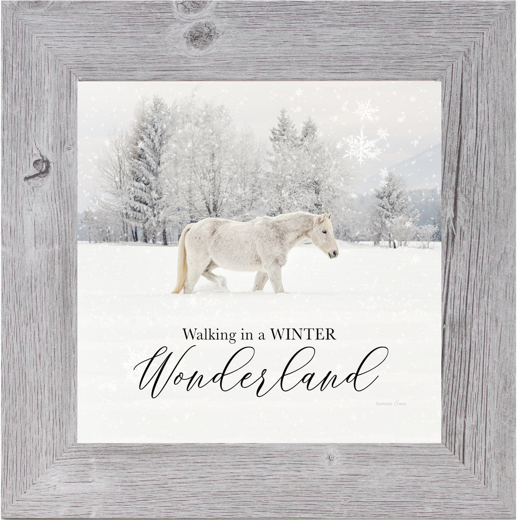 Walking in a Winter Wonderland horse by Summer Snow SA12