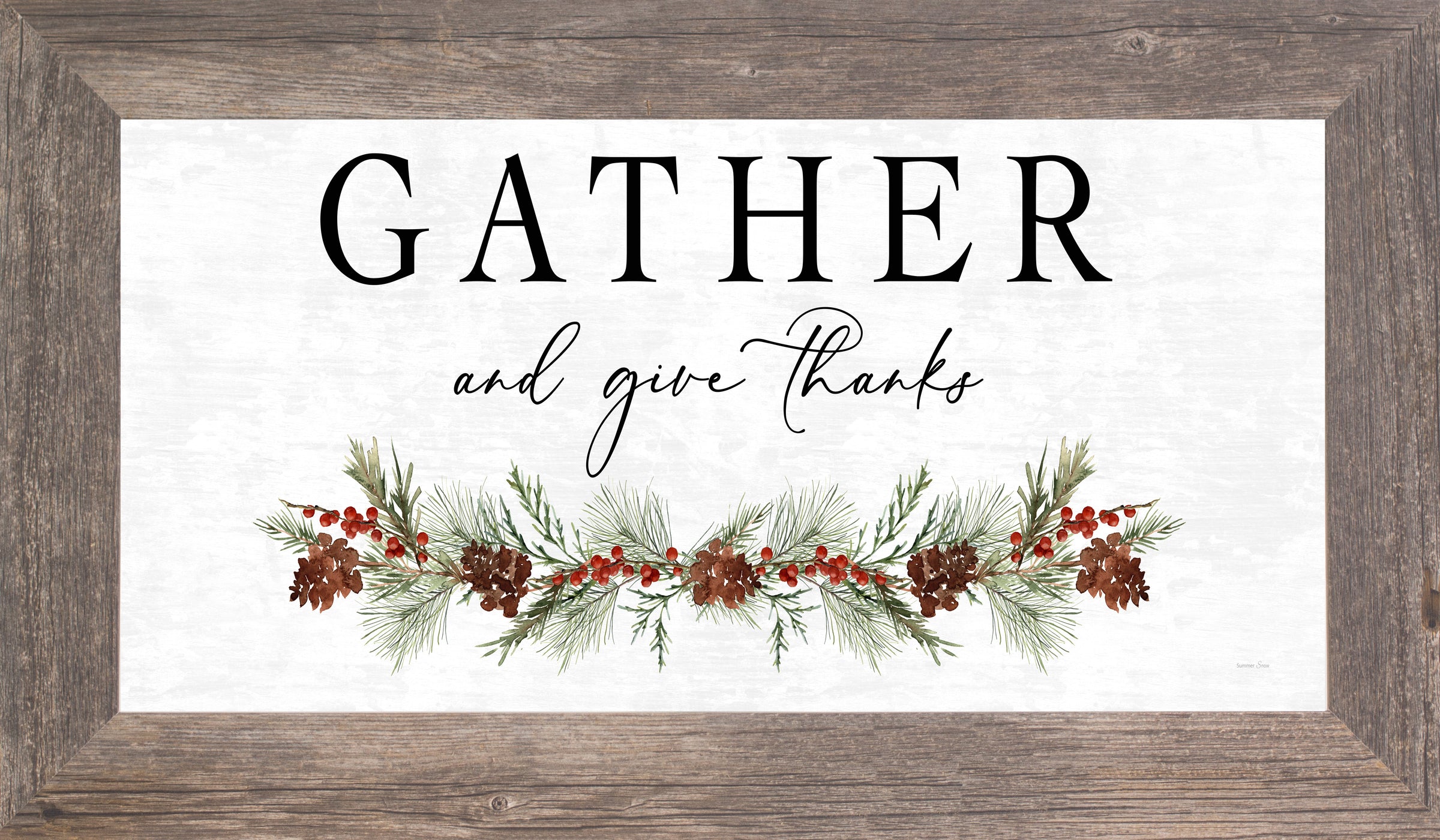 Gather and Give Thanks by Summer Snow SA2019