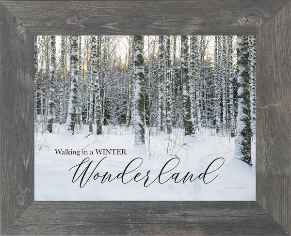 Walking in a Winter Wonderland by Summer Snow SA339