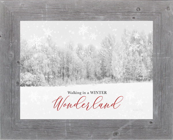 Walking in a Winter Wonderland GLITTERED ONLY SA349