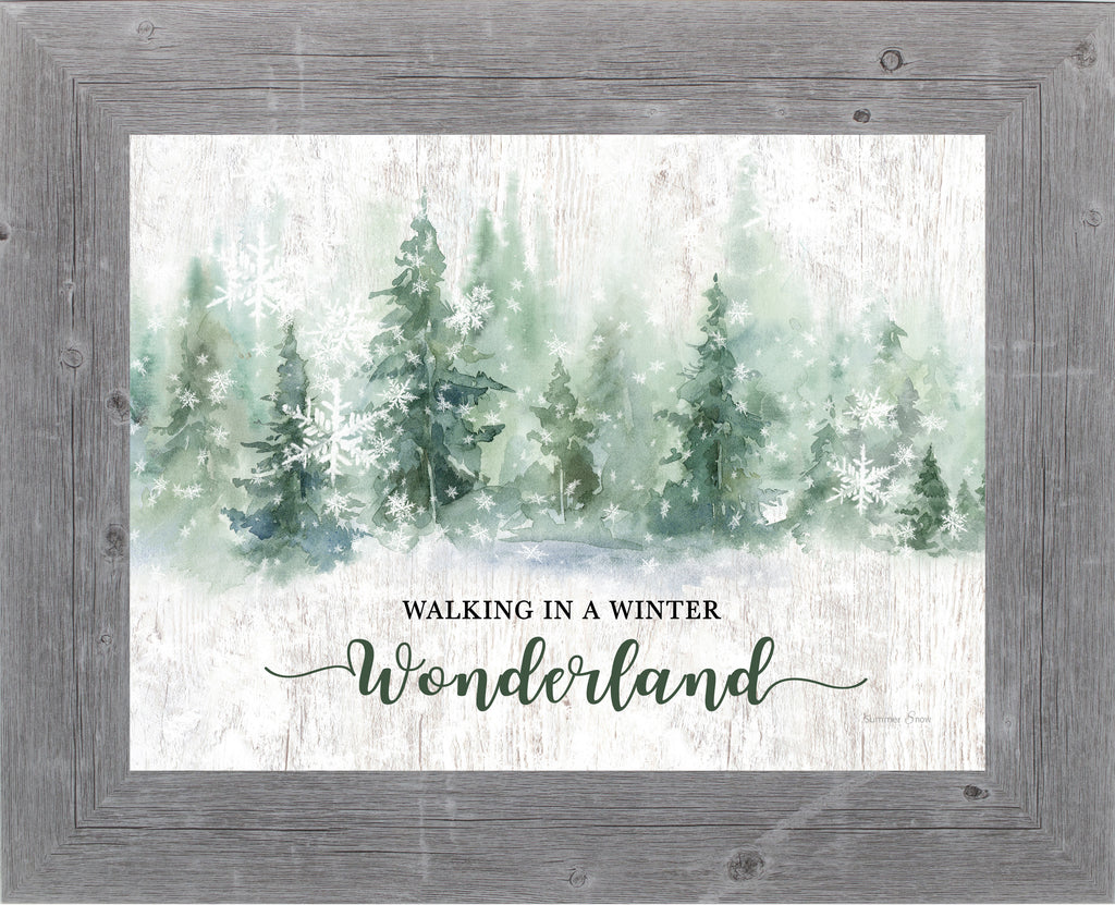 Walking in a Winter Wonderland by Summer Snow SA350