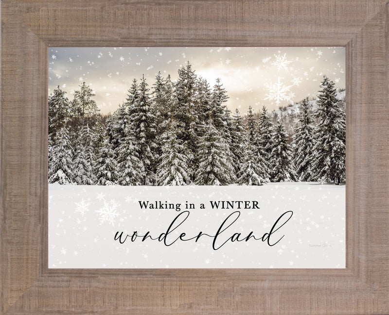 Walking in a Winter Wonderland by Summer Snow SA406