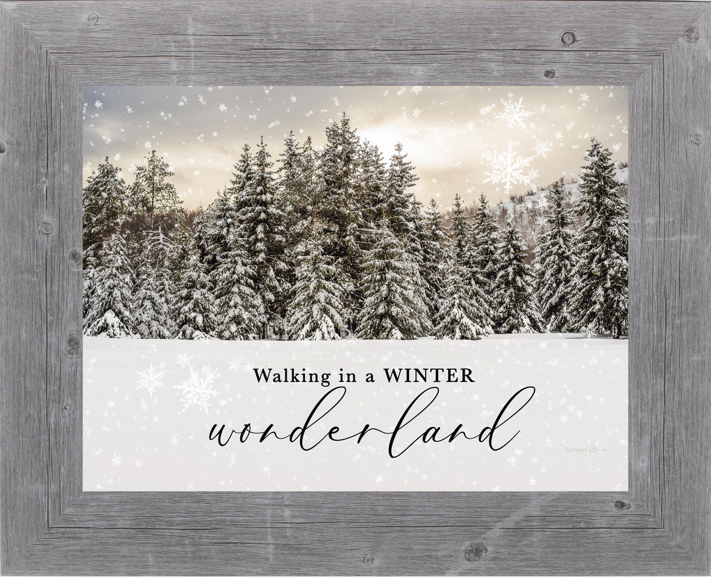 Walking in a Winter Wonderland by Summer Snow SA406