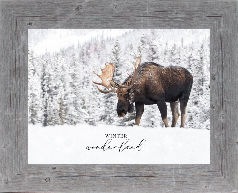 Winter Wonderland Moose by Summer Snow SA409