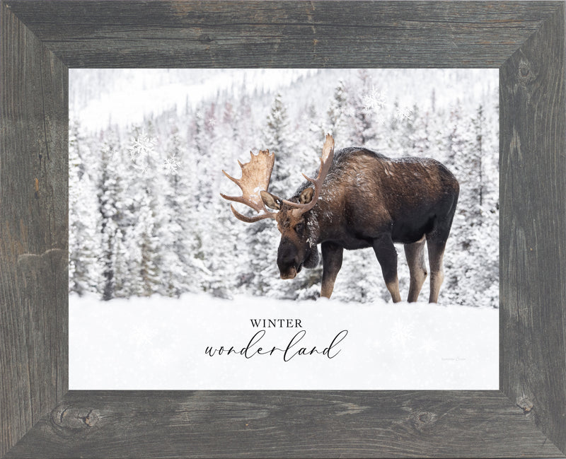 Winter Wonderland Moose by Summer Snow SA409