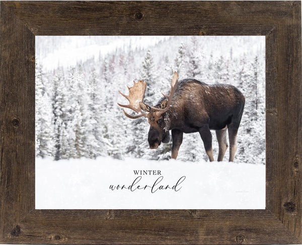Winter Wonderland Moose by Summer Snow SA409
