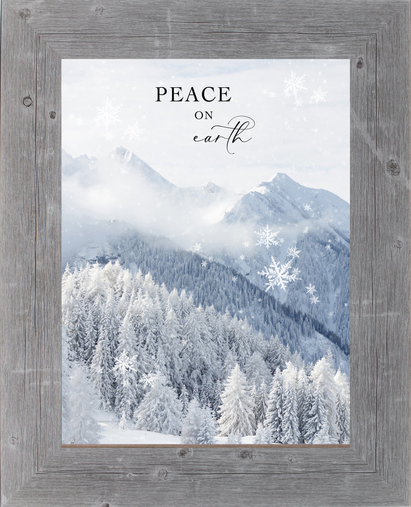 Peace on Earth GLITTERED ONLY by Summer Snow SA410