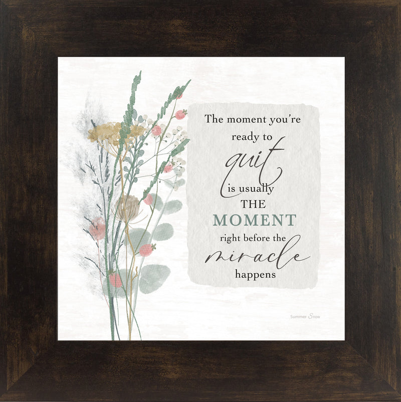 The Moment You're Ready to Quit Floral | SA55