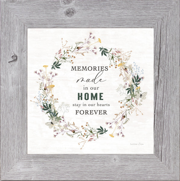 Memories Made in Our Home GLITTERED ONLY by Summer Snow SA58