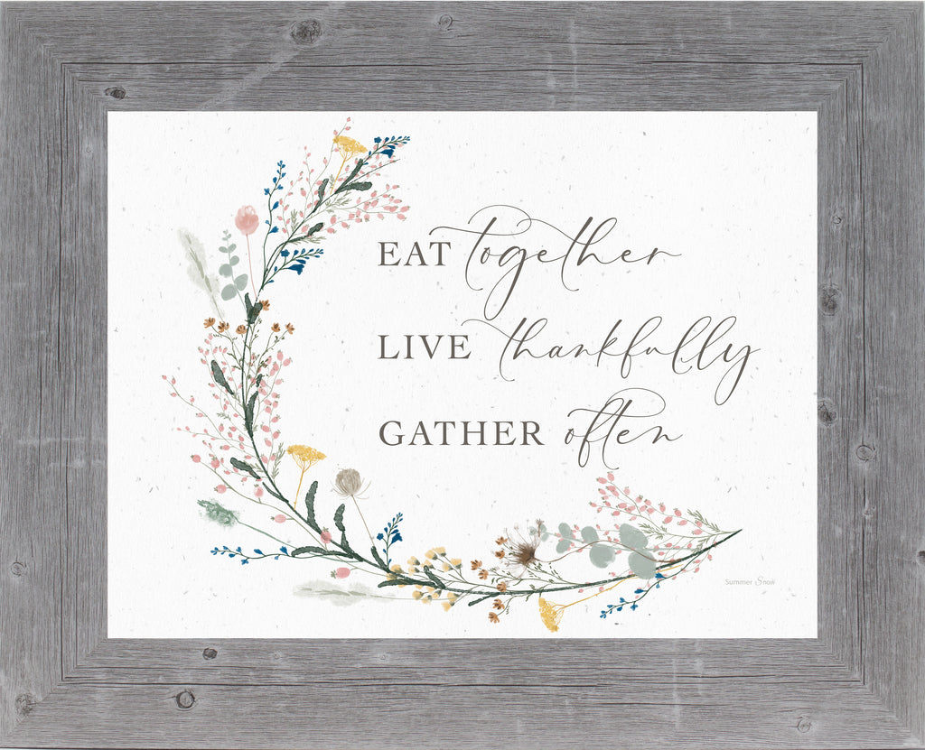 Eat Live Gather by Summer Snow SN310