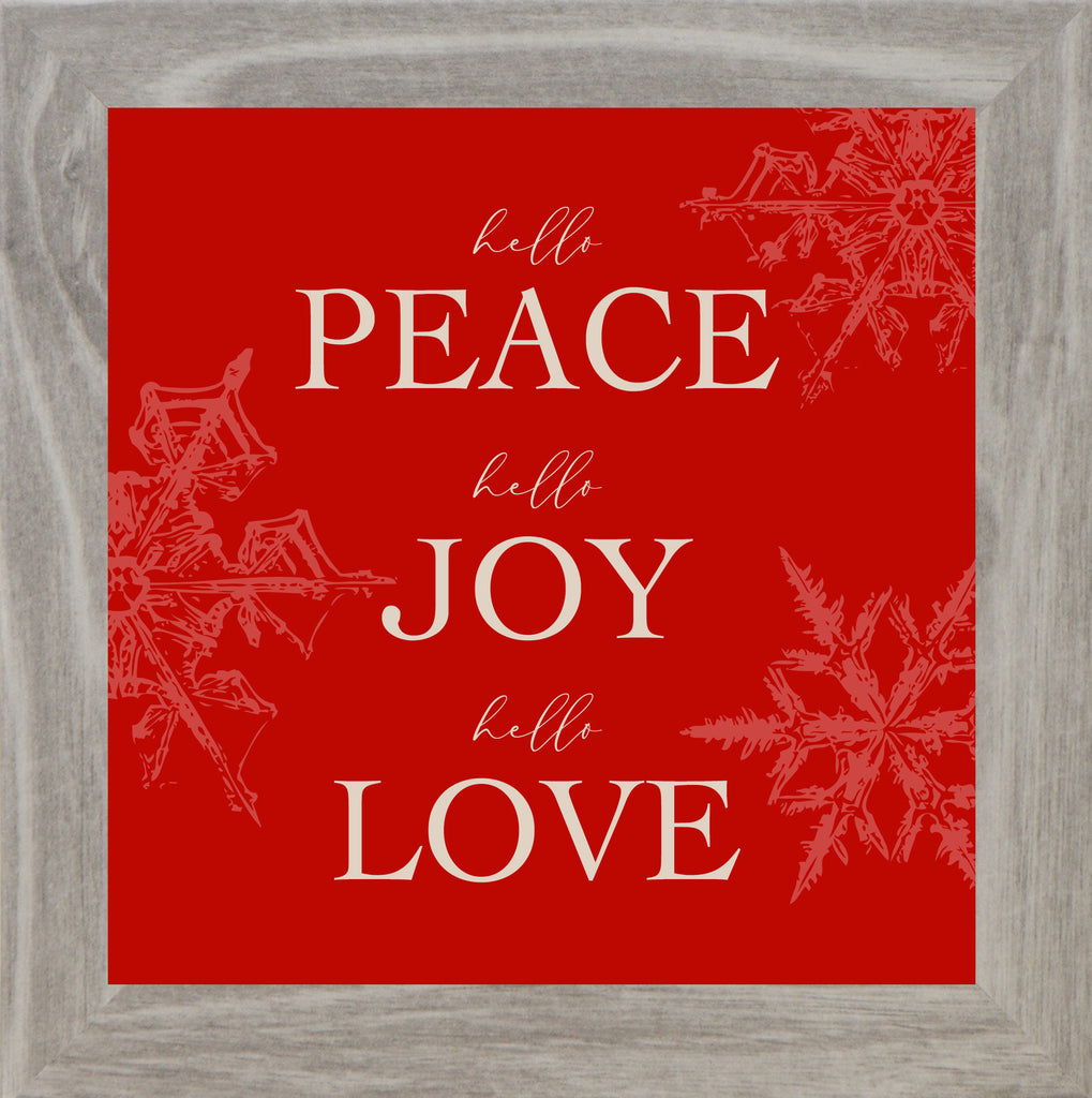 Hello Peace, Joy, Love by Summer Snow SN47