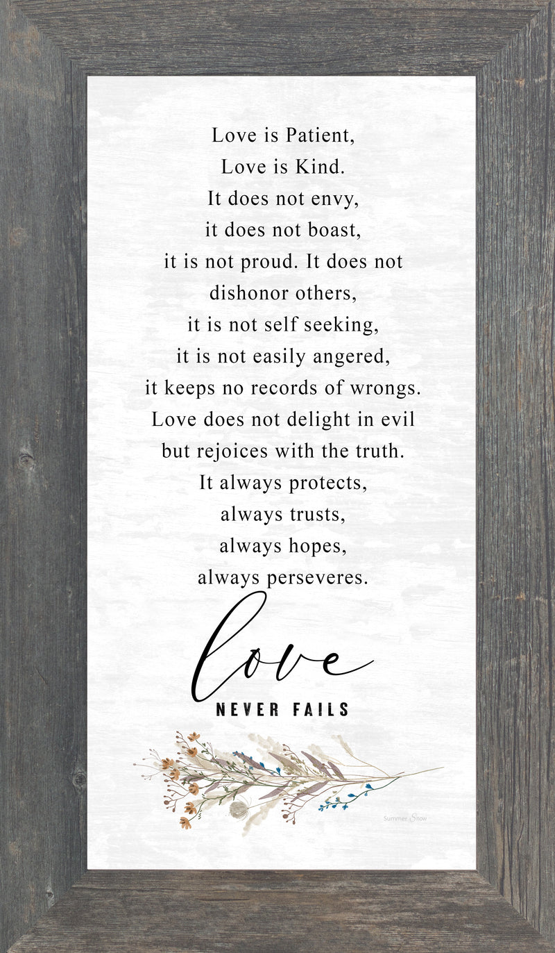 Love Is Patient by Summer Snow SN700