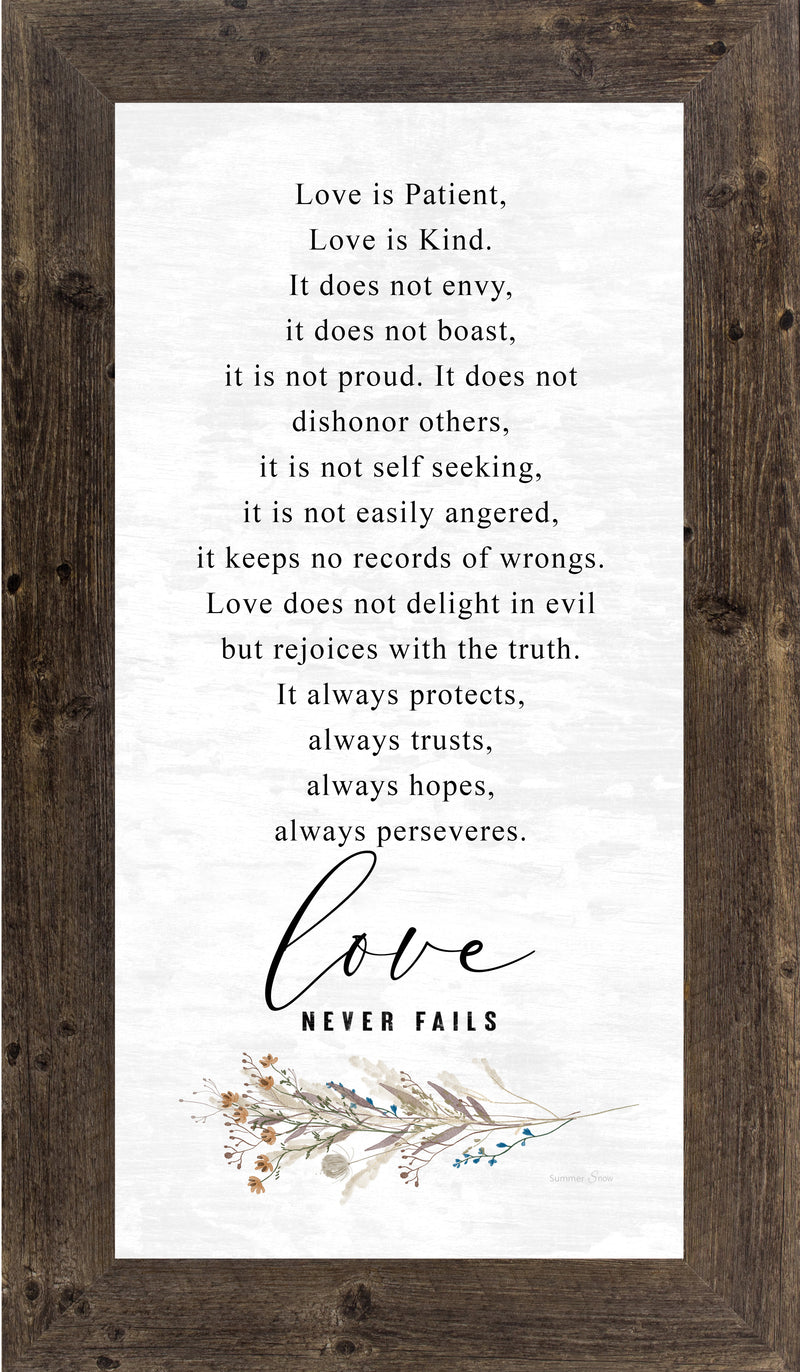 Love Is Patient by Summer Snow SN700