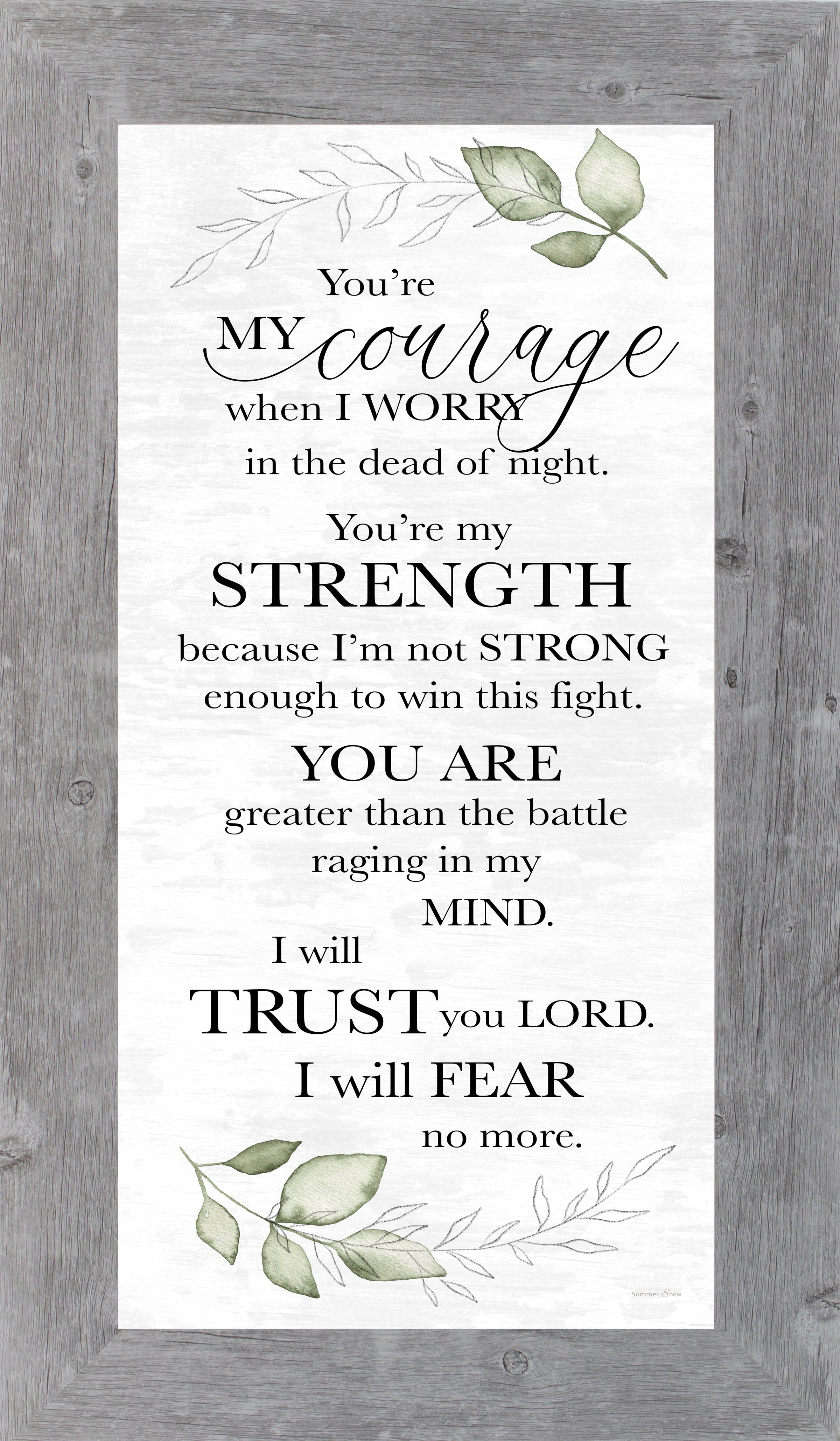 You're My Courage by Summer Snow SS1032