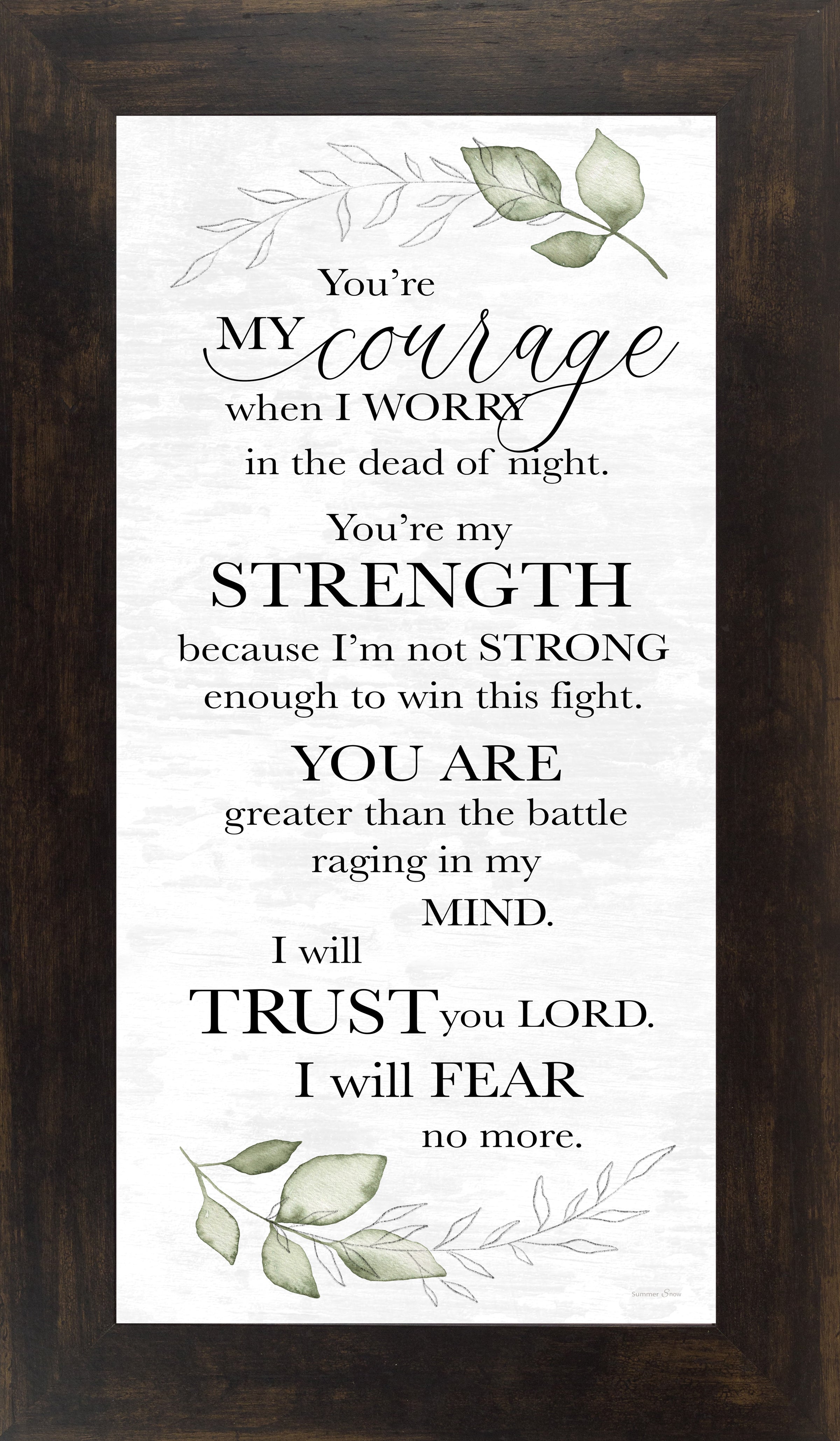 You're My Courage by Summer Snow SS1032