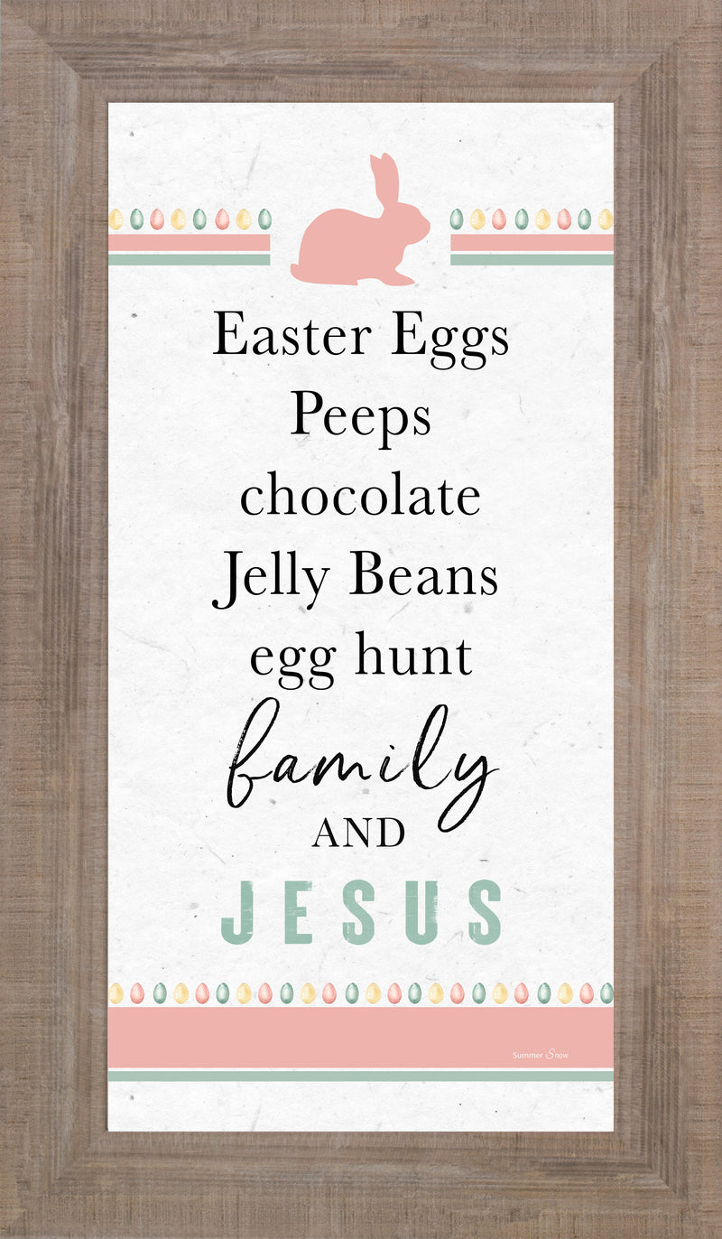Easter Eggs Family and Jesus by Summer Snow SS1039