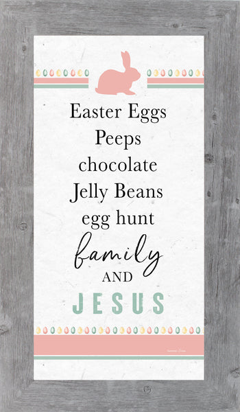 Easter Eggs Family and Jesus by Summer Snow SS1039