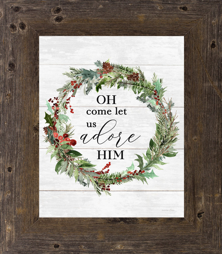 Oh Come Let Us Adore Him by Summer Snow SS107 - Summer Snow Art