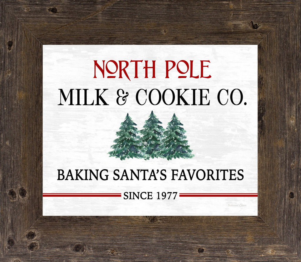 North Pole Milk and Cookie Co. by Summer Snow SS110 - Summer Snow Art