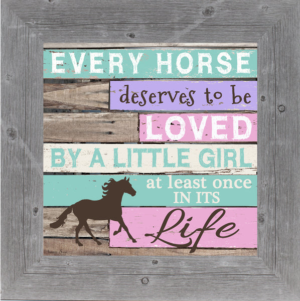 Every Horse Deserves To Be Loved by a Girl Blocking SS6733