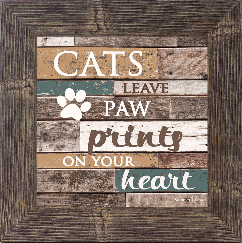 Cats Leave Paw Prints on Your Heart SS6835