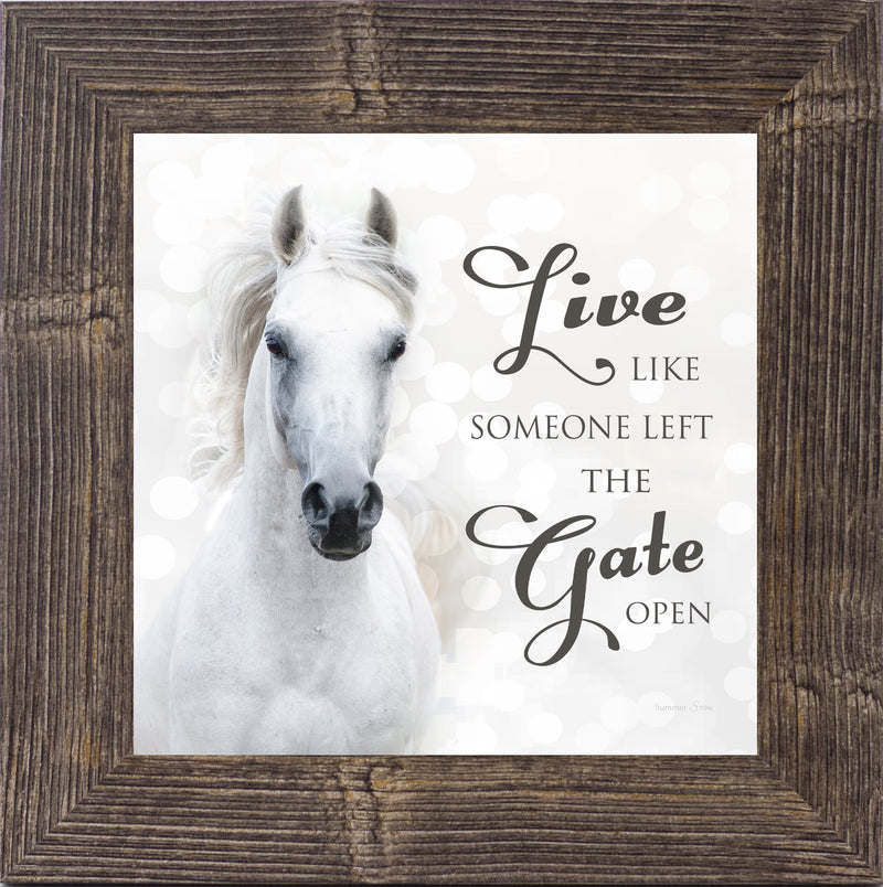 Live Like Someone Left the Gate Open by Summer Snow SS838 - Summer Snow Art