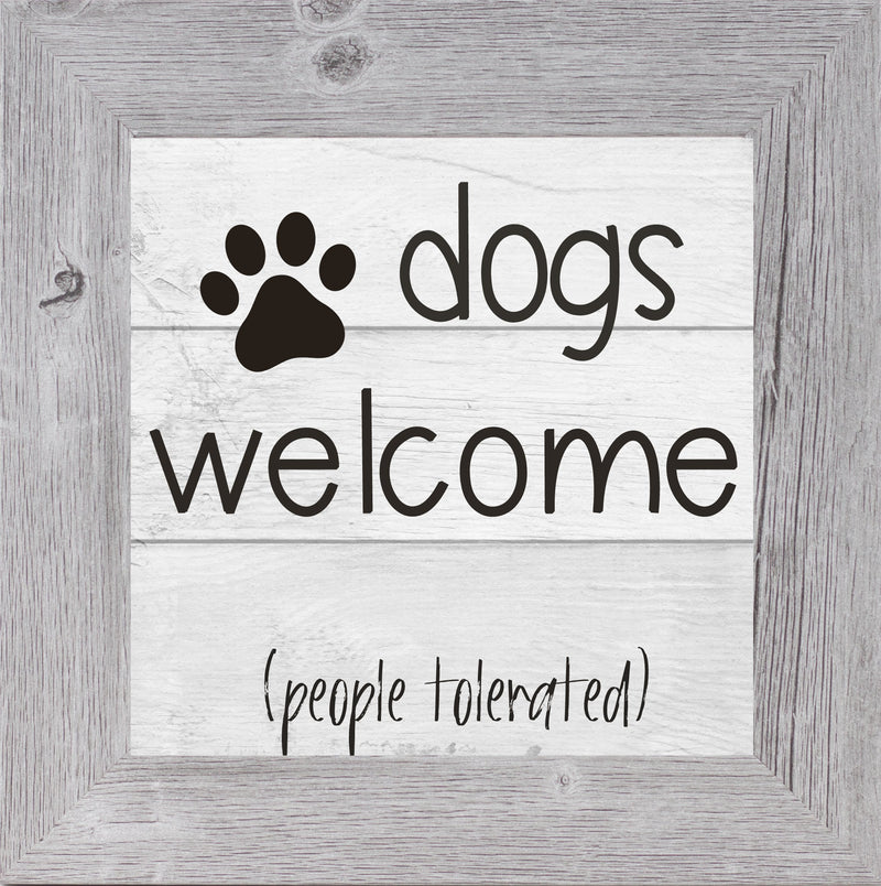 Dogs Welcome People Tolerated by Summer Snow SS8523 - Summer Snow Art
