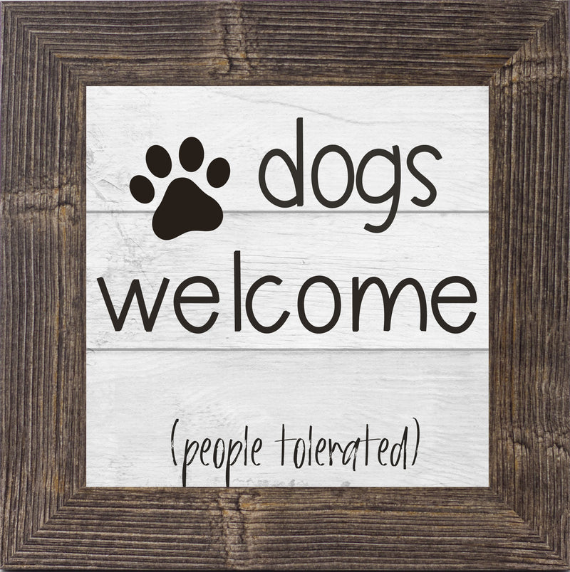 Dogs Welcome People Tolerated by Summer Snow SS8523 - Summer Snow Art