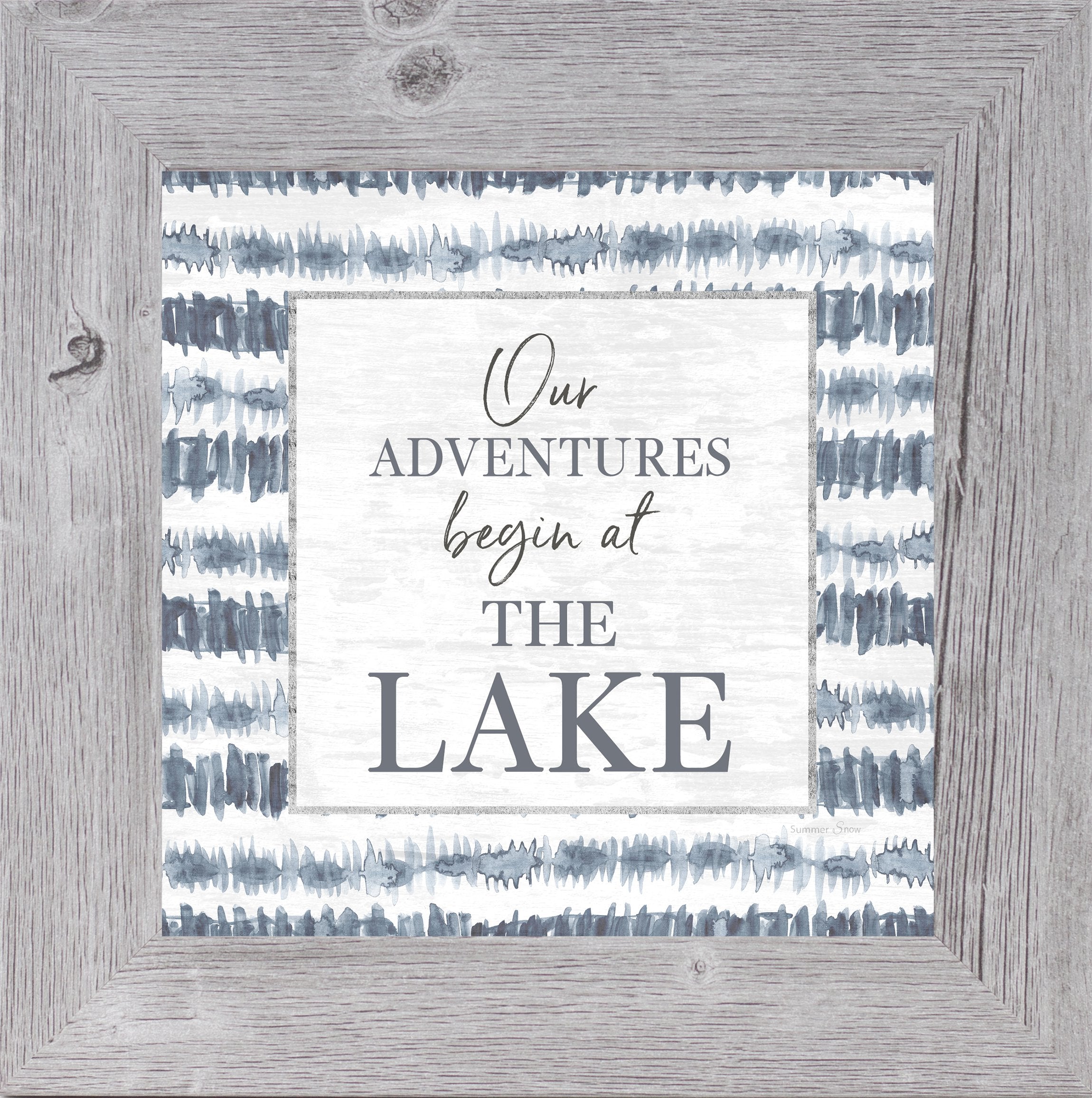 Our Adventures Begin at the Lake by Summer Snow SS862 - Summer Snow Art