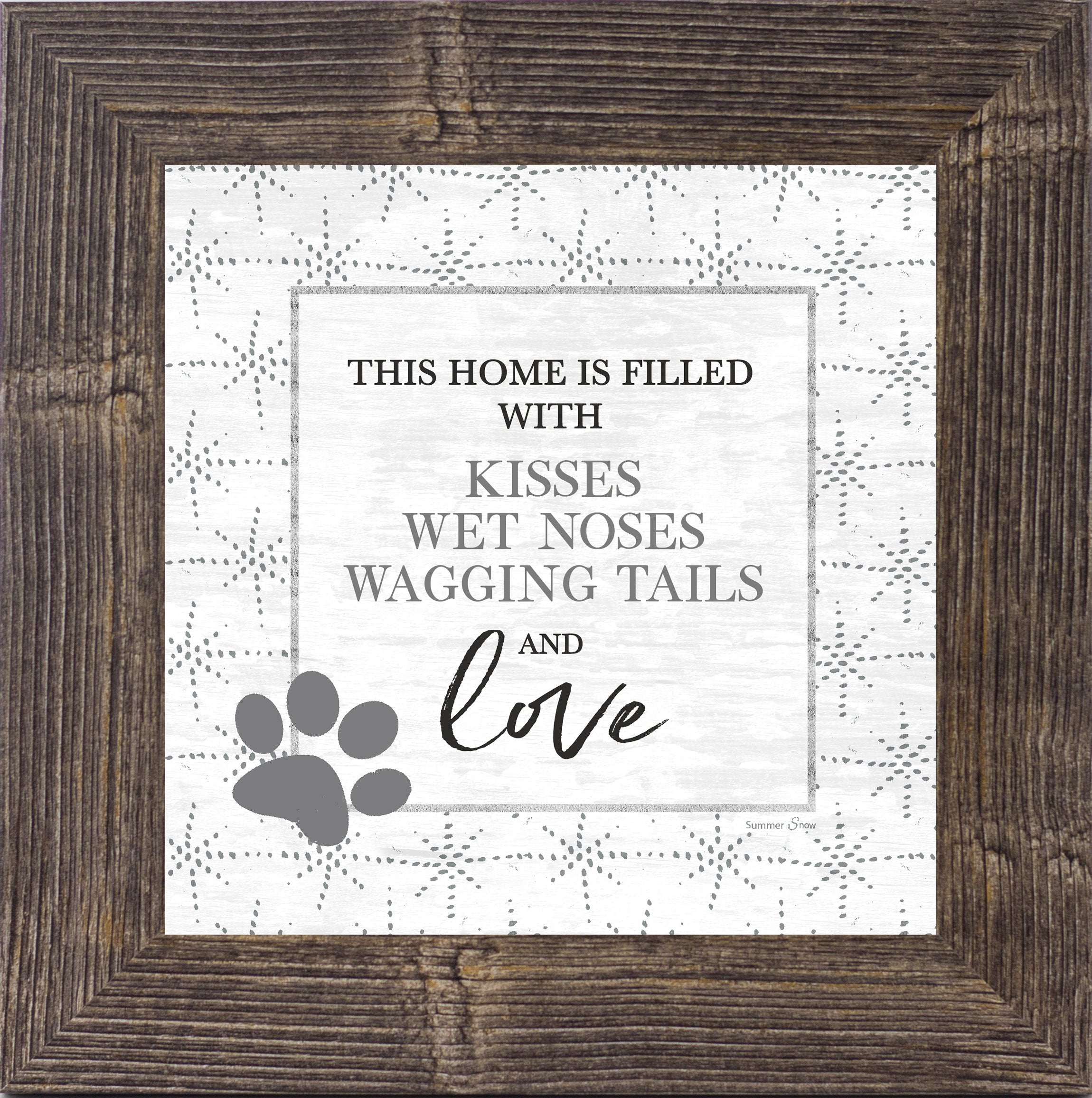 This Home is Filled With Kisses by Summer Snow SS865 - Summer Snow Art