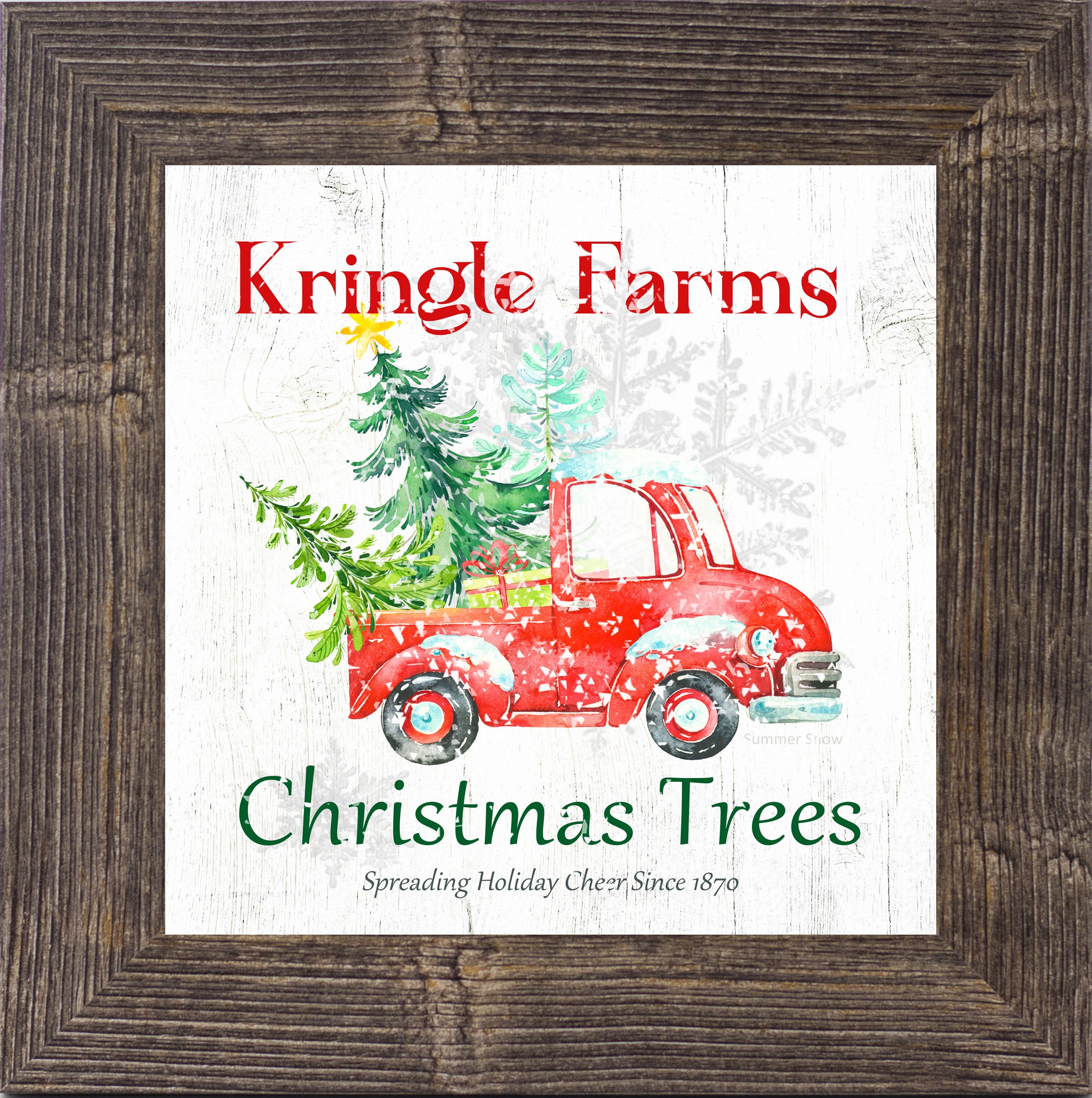 Kringle Farms Christmas Trees by Summer Snow SS888