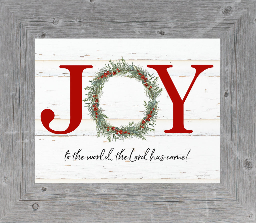 Joy to the World red by Summer Snow SS92 - Summer Snow Art
