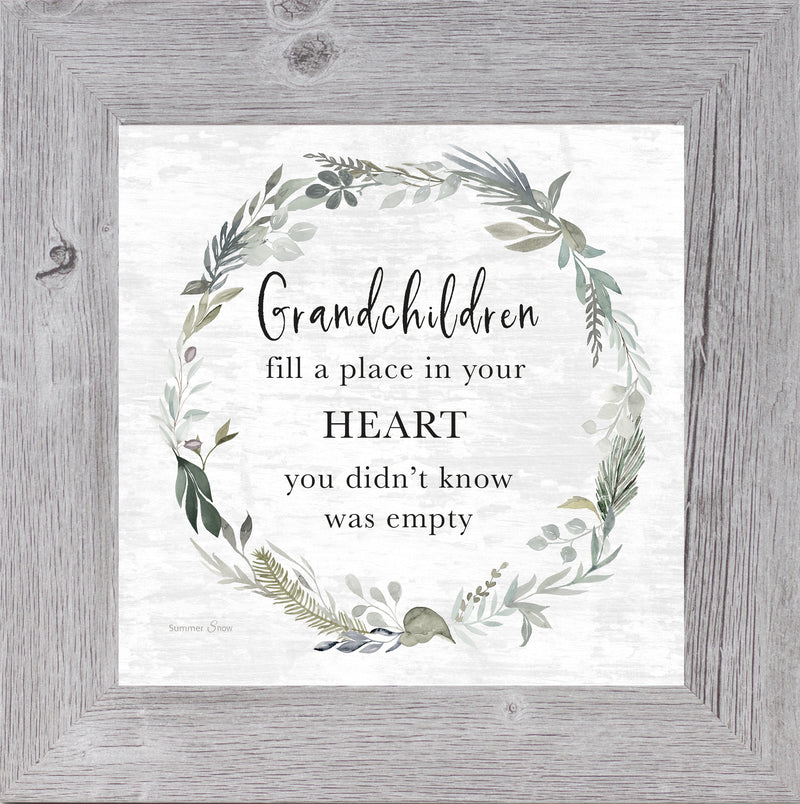 Grandchildren Fill a Place in Your Heart by Summer Snow SS936
