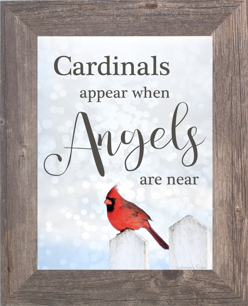 Cardinals Appear When Angels are Near SSA002 - Summer Snow Art