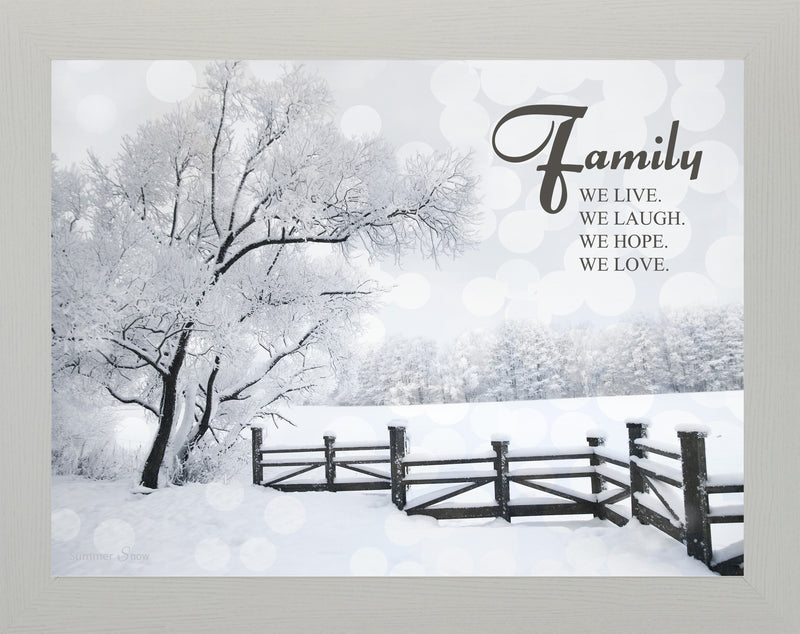 Family Live Laugh Hope Love SSA099 - Summer Snow Art