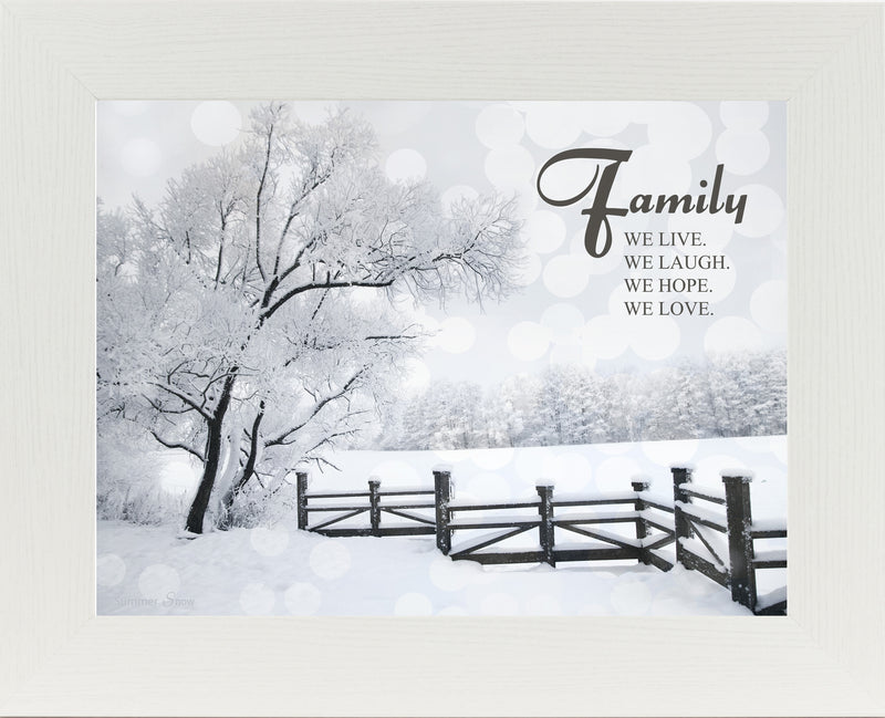 Family Live Laugh Hope Love SSA099 - Summer Snow Art