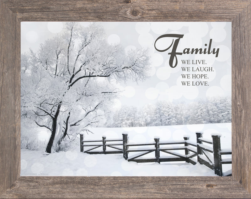 Family Live Laugh Hope Love SSA099 - Summer Snow Art