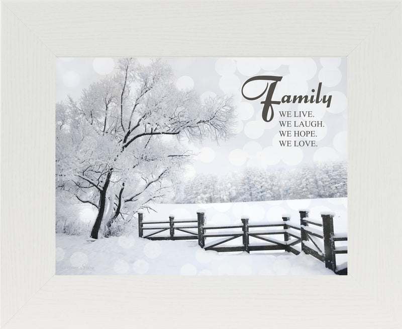 Family Live Laugh Hope Love SSA099 - Summer Snow Art